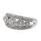 Bague 54 Bague Bandeau Or blanc Diamant 58 Facettes 2238720CN
