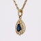 Pendentif Pendentif or jaune saphir diamants 58 Facettes CVP77