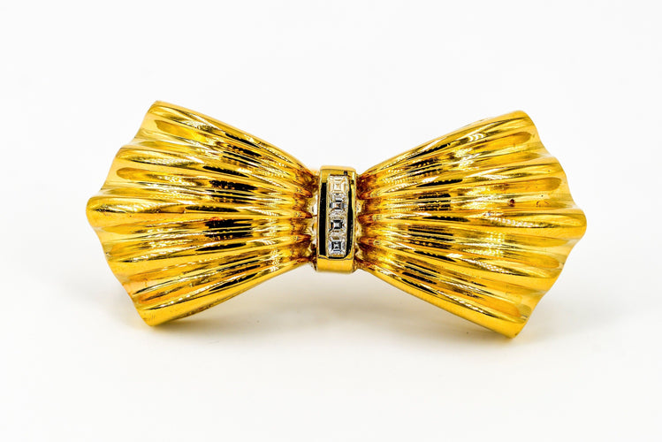 Broche Broche Or jaune Diamant 58 Facettes 05554CD