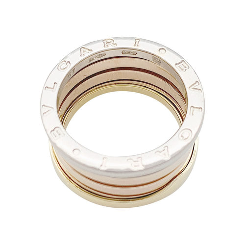 Bague 57 Bague Bulgari, "B.Zero1", trois ors. 58 Facettes 31253