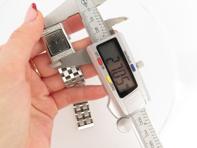 Montre montre O.J. PERRIN  diamants 8 bracelets 27 mm acier quartz 58 Facettes 256588