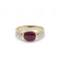 Bague 49 / Jaune / Or 750 Bague rubis et diamants 58 Facettes 180234R