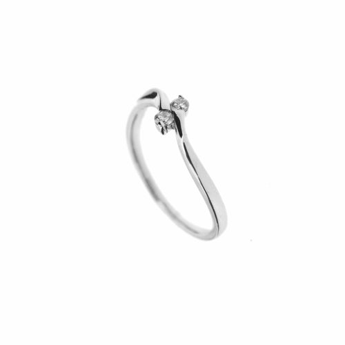 Bague 53 Bague Toi & Moi diamants 58 Facettes 26036