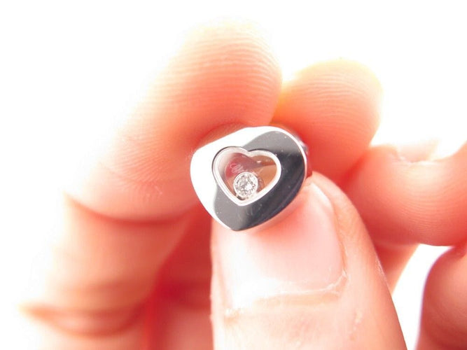 Boucles d'oreilles boucles d'oreilles CHOPARD happy or blanc 58 Facettes 255574