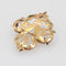 Broche Broche ancienne fleur de lys or jaune 58 Facettes 11-030