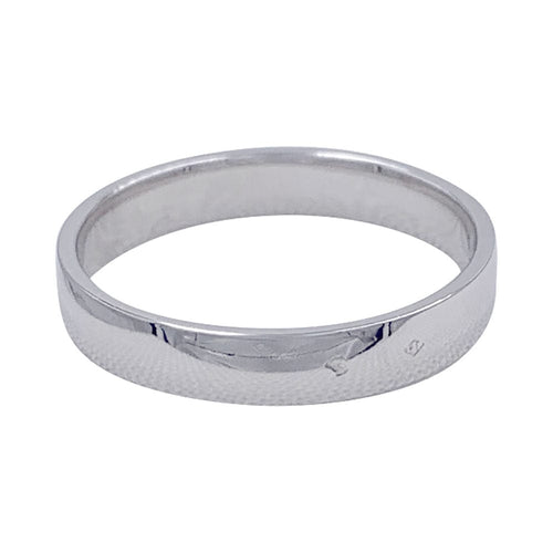 Bague 57 Alliance en platine 58 Facettes 32152D