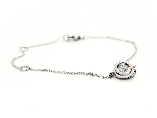 Bracelet Bracelet Or blanc Diamant 58 Facettes 579022RV