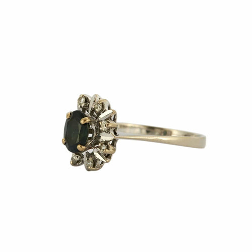 Bague 54 BAGUE MARGUERITE SAPHIR DIAMANTS 58 Facettes BO/230042