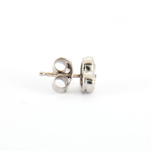 Boucles d'oreilles Boucles d'oreilles Cœur en Or blanc, diamants 58 Facettes
