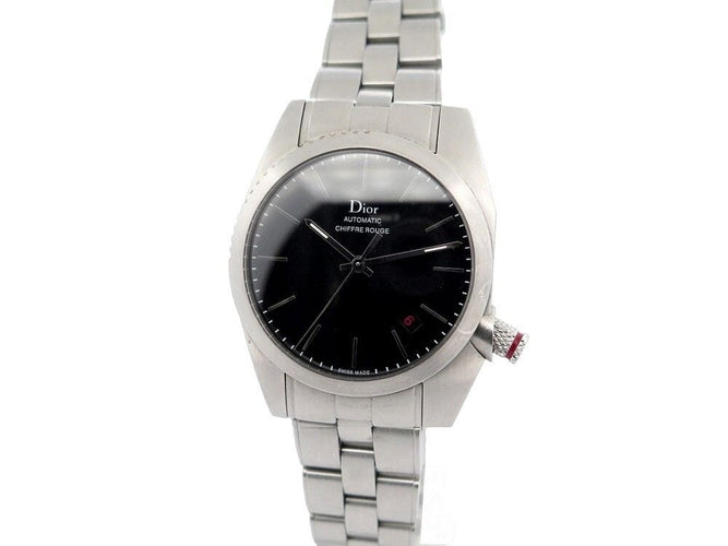 Montre montre DIOR HOMME chiffre rouge a03 084510 36 mm automatique acier 58 Facettes 252451