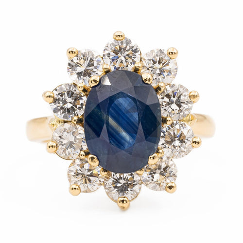 Bague 50 Bague Pompadour or jaune Saphir 58 Facettes 2308534CN