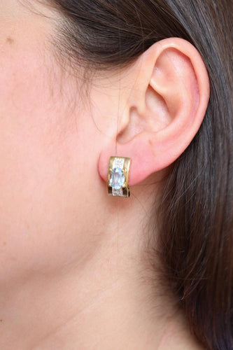 Boucles d'oreilles Balmain Boucles d'oreilles Or jaune Topaze 58 Facettes 2283963CN