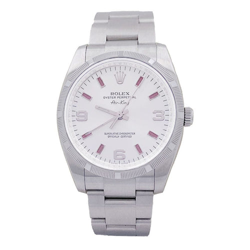 Montre Montre Rolex, "Oyster Perpetual Air-King", acier. 58 Facettes 33456