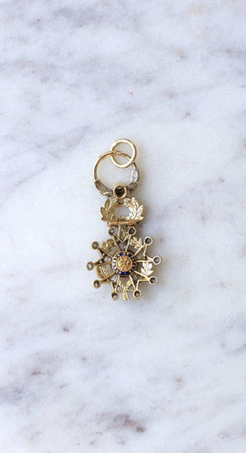 Pendentif Médaille Légion d'honneur or et diamants 58 Facettes