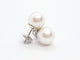 Boucles d'oreilles Boucles d'oreilles Or blanc Perle 58 Facettes 06204CD