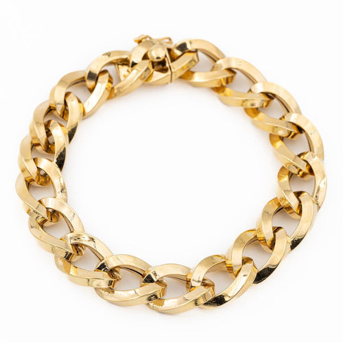Bracelet Bracelet Maille gourmette Or jaune 58 Facettes 2041073CN
