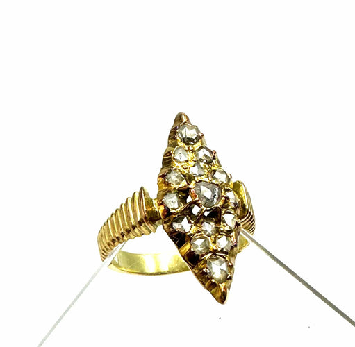 Bague 54 Bague "Figaro" Empire austro-hongrois 58 Facettes