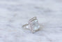 Bague Bague Art Déco aigue-marine et diamants 58 Facettes
