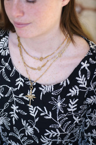 Pendentif Croix de Savoie ancienne deux ors 58 Facettes