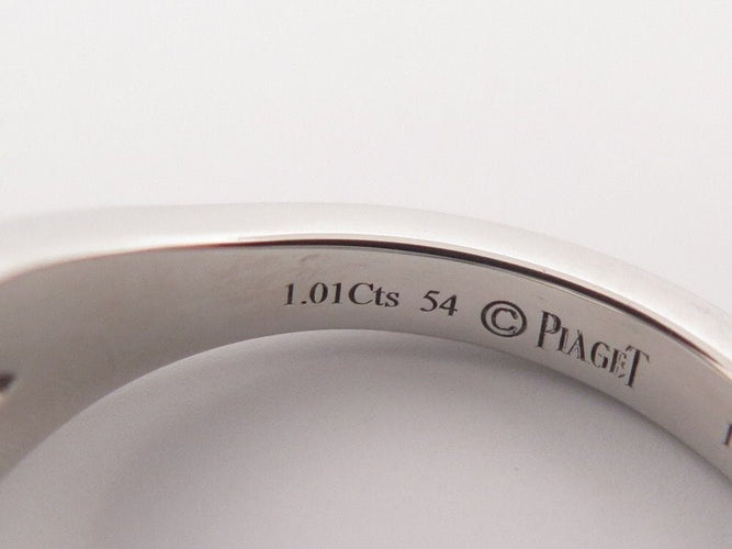 Bague 54 bague PIAGET jardin secret solitaire torsade t 54 platine diamant 58 Facettes 252912