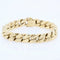 Bracelet Bracelet gourmette plate en or jaune 58 Facettes 21-698