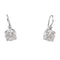 Boucles d'oreilles Boucles d'oreilles "Dormeuses" or blanc, diamants. 58 Facettes 31635