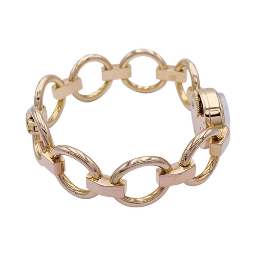 Montre Montre Jaeger-Lecoultre or jaune et rose. 58 Facettes 32633