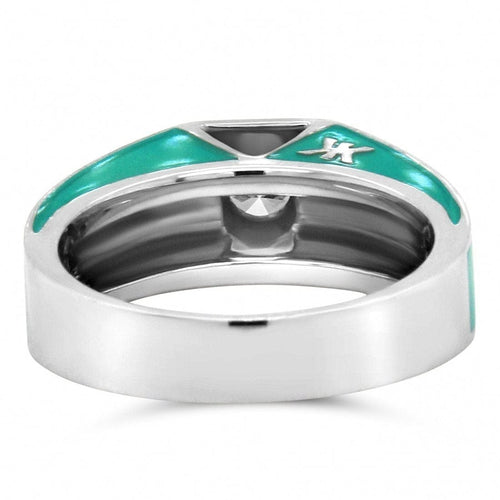 Bague 52 Solitaire Korloff or gris diamant 58 Facettes 31000063