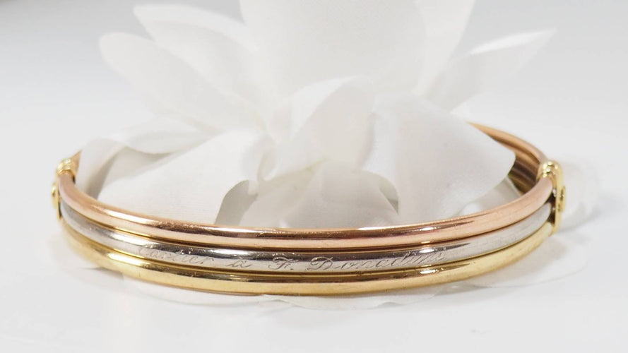 Bracelet Bracelet Cartier jonc 3 ors 58 Facettes 31213