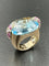 Bague POMELLATO - Bague Pin-up Or rose Aigue-marine Diamants Rubis 58 Facettes