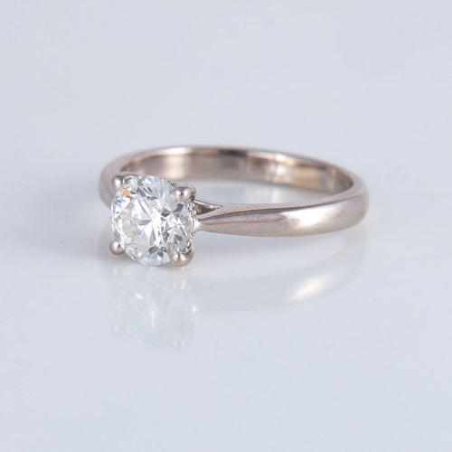 Bague 50 Bague Solitaire Diamant 1.01ct 58 Facettes