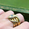 Bague Bague serpent or jaune diamants 58 Facettes 2716