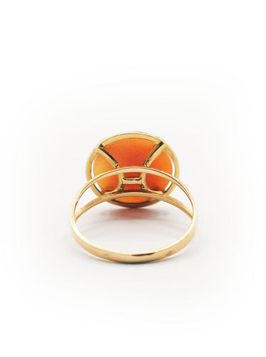 Bague Bague or jaune camée 58 Facettes