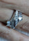Bague Bague Knott Or blanc Diamants 58 Facettes RNG0552