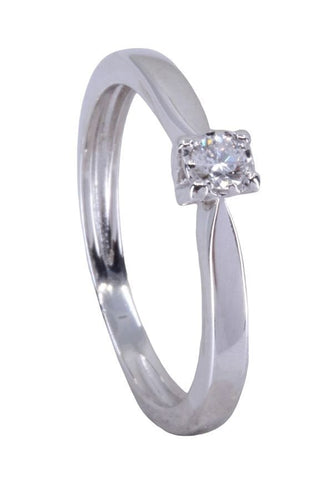 Bague 53 SOLITAIRE DIAMANT 58 Facettes 074721