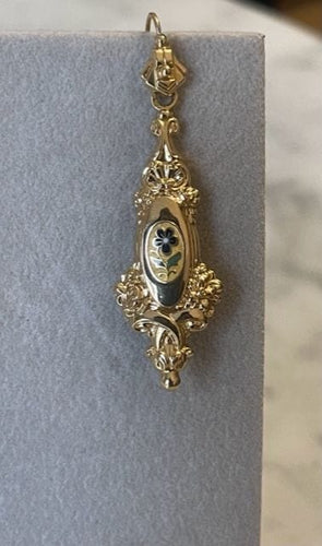 Boucles d'oreilles Paire de pendants d'oreilles Or jaune 58 Facettes