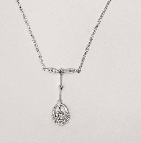 Collier Collier Belle Epoque or, platine et diamants 58 Facettes