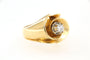 Bague 52 Bague Tank, en Or jaune, diamant 58 Facettes cfmcd