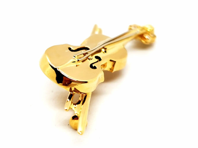 Broche Broche Violon Or jaune Diamant 58 Facettes 1969286CN