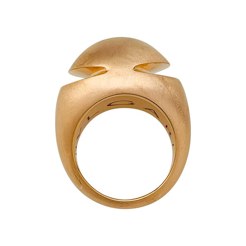 Bague 51 Bague Bulgari "Cabochon" en or rose. 58 Facettes 30902