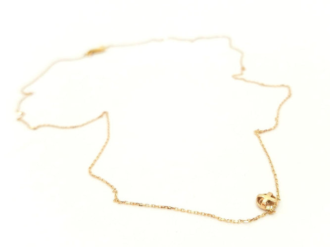 Collier Collier Or rose Diamant 58 Facettes 579063RV