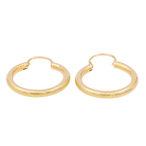 Boucles d'oreilles Boucles d'oreilles Créoles Or jaune 58 Facettes 2260014CN