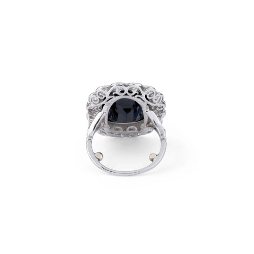 Bague 50 Bague Margueritte Platine Saphir Diamant 58 Facettes 1