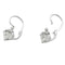 Boucles d'oreilles Boucles d'oreilles "Dormeuses" or blanc, diamants. 58 Facettes 31635