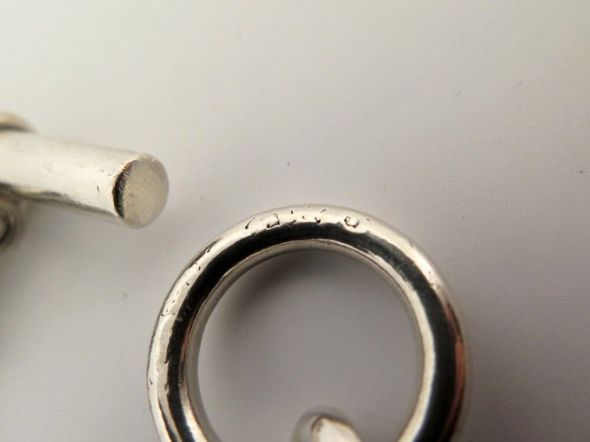 Bracelet vintage bracelet HERMES chaine ancre t19 13 maillons argent massif 58 Facettes 254651