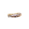 Bague Alliance effet trois ors et diamants 58 Facettes