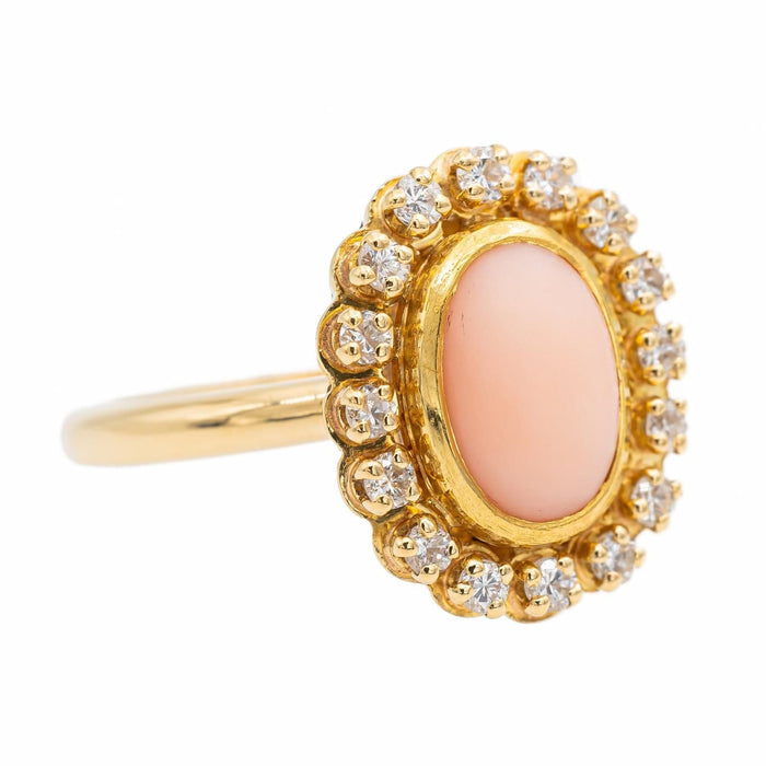 Bague 52.5 Bague Or jaune Corail 58 Facettes 2647168CN