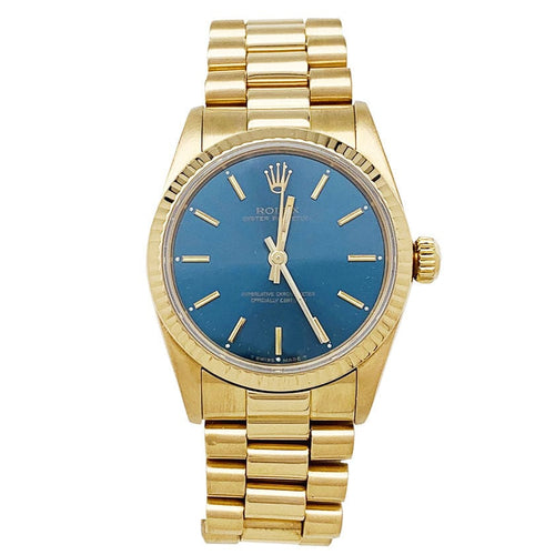 Montre Montre Rolex, "Oyster Perpetual" or jaune. 58 Facettes 30929