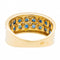 Bague 52 Bague Bandeau Or jaune Saphir 58 Facettes 2662592CN
