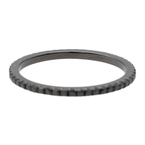 Bague 51 Etername Bague Pure Or noir Diamant 58 Facettes 578305CD